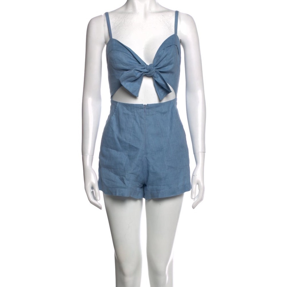 Reformation linen romper